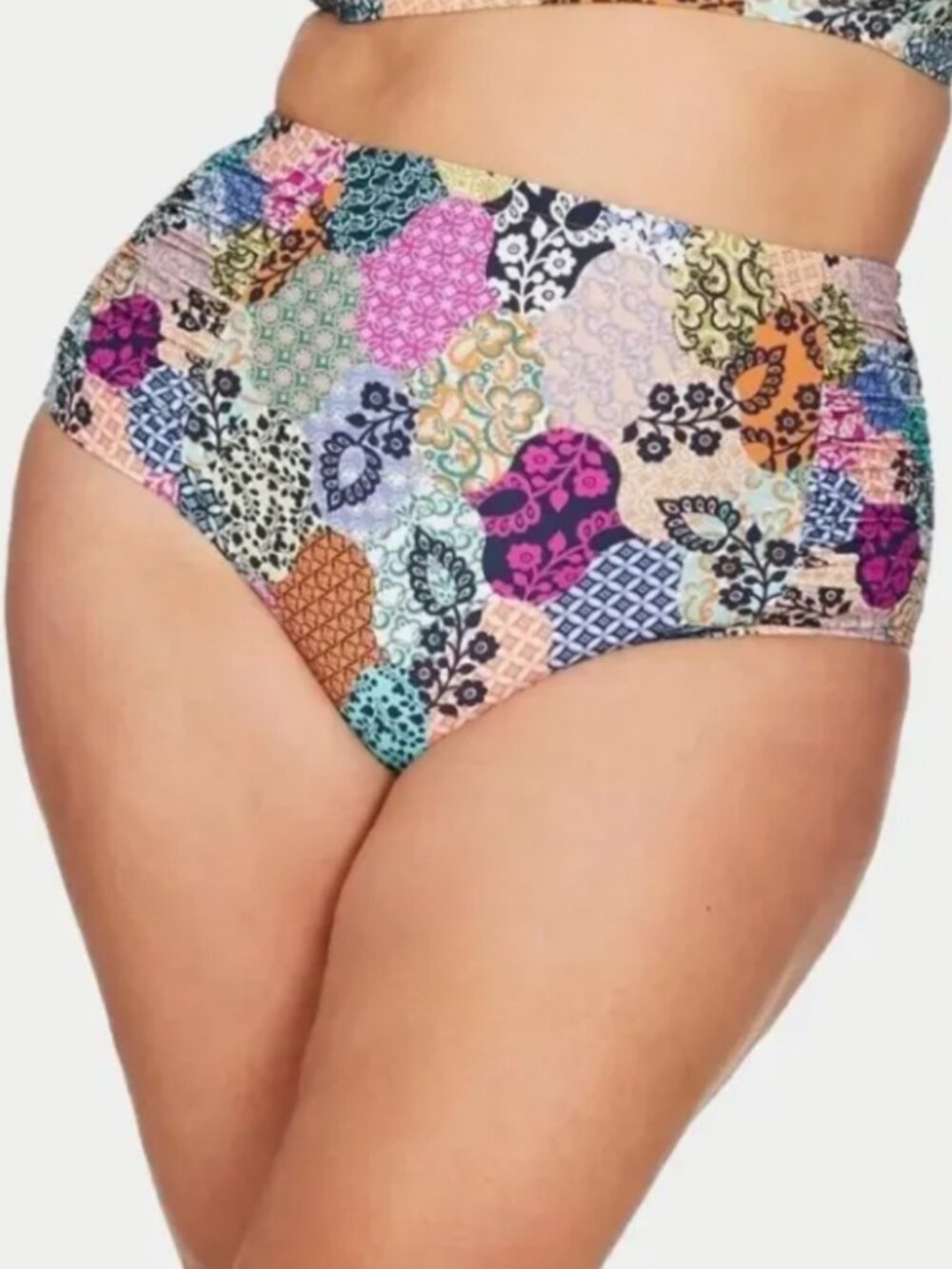 Artesands Monet Curve Fit Mid-Rise Swim Pant – Salmagundi Multi – Size 20 (NWT)